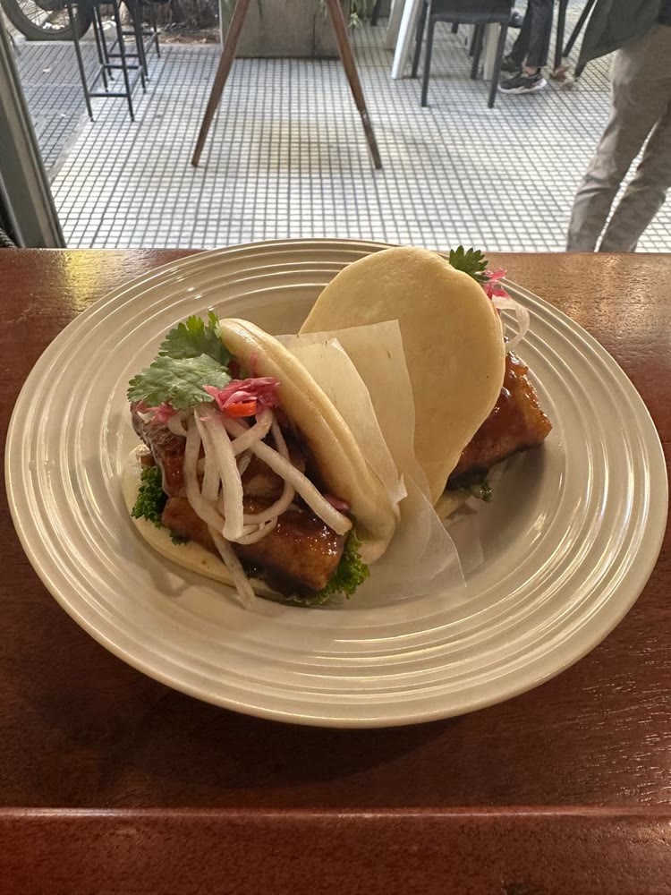 Gua Bao artesanal — cocina taiwanesa de Bao Kitchen en Buenos Aires